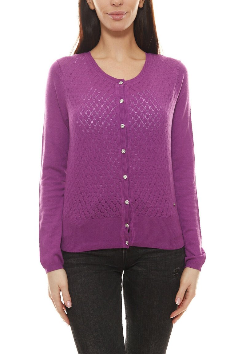Damen Strickjacken | GUIDO MARIA KRETSCHMER Strickjacke violett/lila - FC27042 Damen Strickjacken | GUIDO MARIA KRETSCHMER Strickjacke violett/lila - FC27042