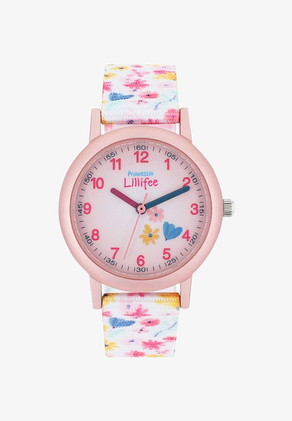 BLUMEN – Uhr – rosa