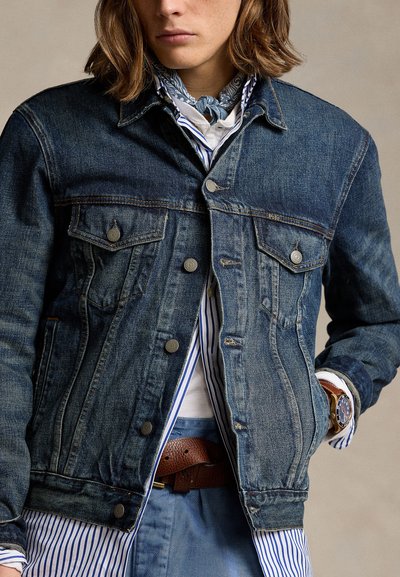 Polo Ralph Lauren FADED DENIM TRUCKER JACKET - Chaqueta vaquera - trenton