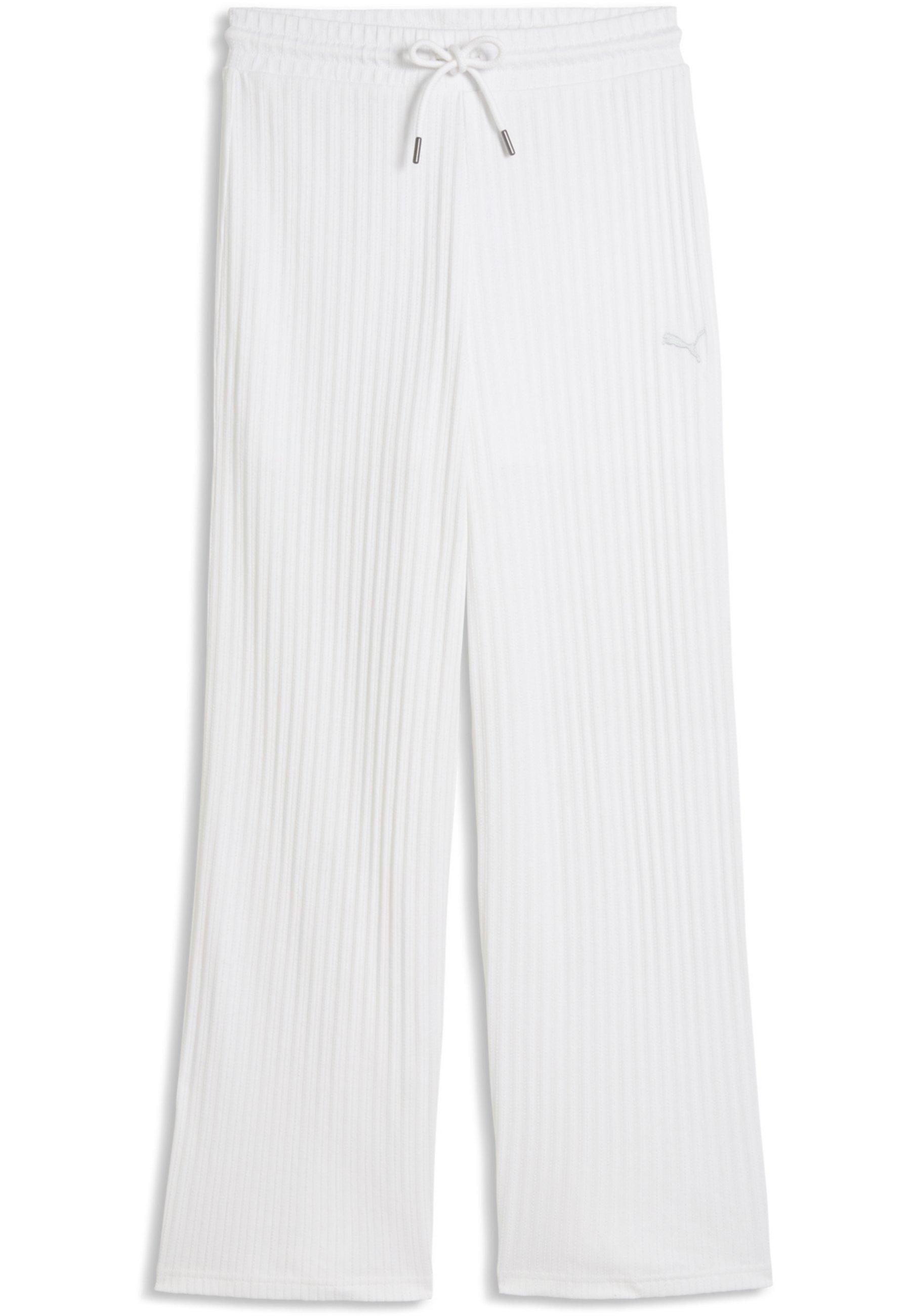 Puma HER HIGH-WAIST WIDE LEG HOSE - Kalhoty - white