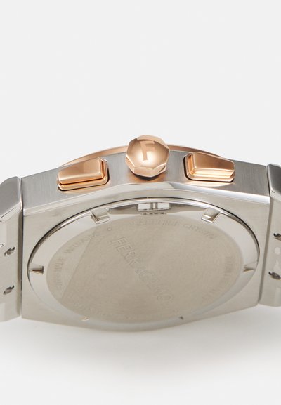FERRAGAMO VEGA - Ura kronograf - brown/silver-coloured/rose gold-coloured