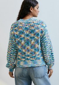 Next BRIGHT SPACEDYE  - Kardigan - blue chambray