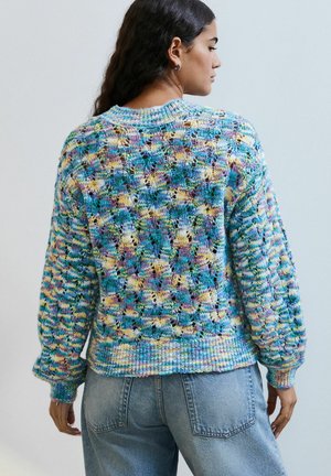 Next BRIGHT SPACEDYE  - Kardigan - blue chambray