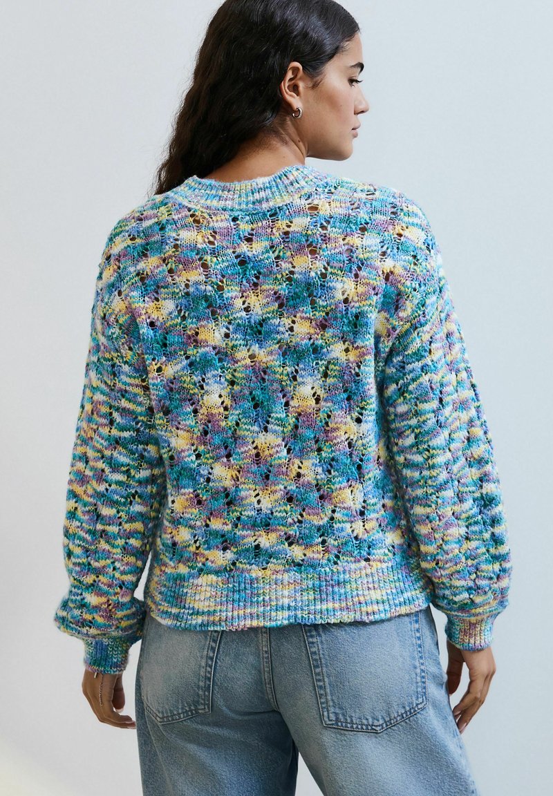 Next BRIGHT SPACEDYE - Cardigan - blue chambray