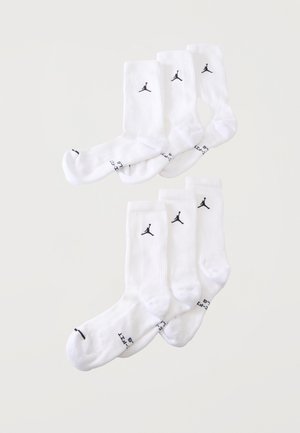 Jordan CREW UNISEX 6 PACK - Sportsocken - white/black