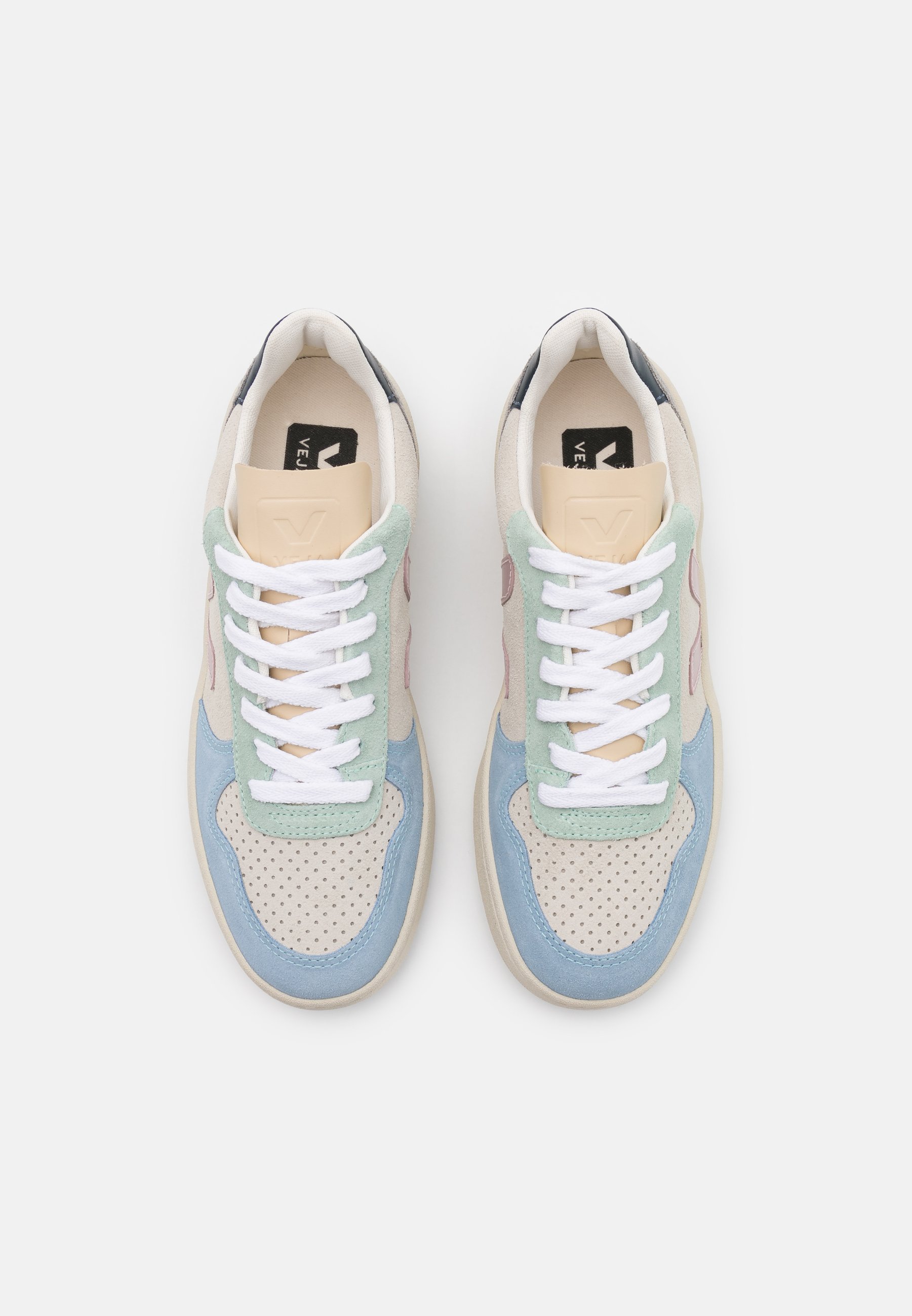 Veja Women's V-10 Suede Multicolor/Natural-Babe - VX032495A | Sneaker  District