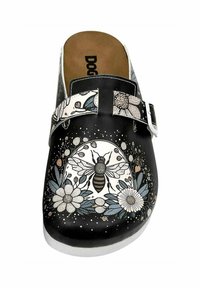 Dogo COMFIE BEE WITH FLOWERS - Mules - schwarz
