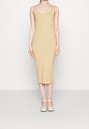 Robe fourreau - beige
