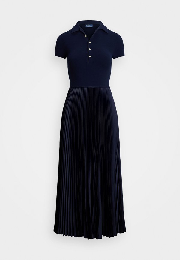 POLO SWEATER BODICE DRESS - Maxi dress2