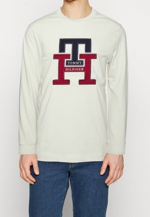 Langærmet T-shirt - off-white