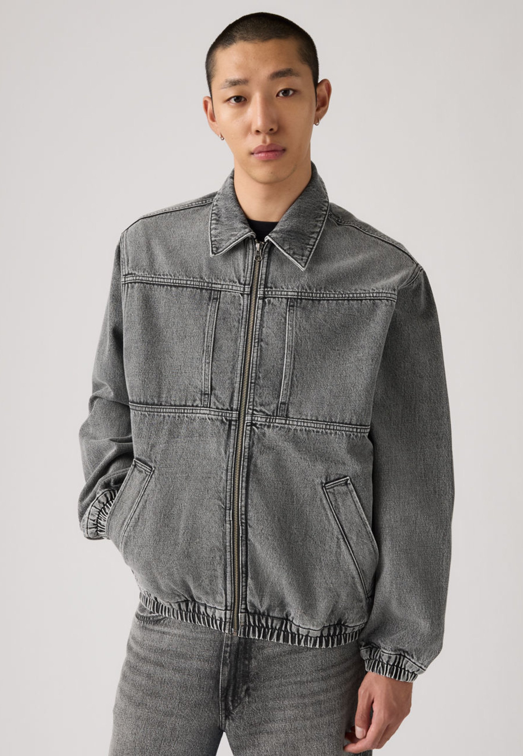 Levi's® JAANAI - Bomber Jacket - beautiful storm/grey denim