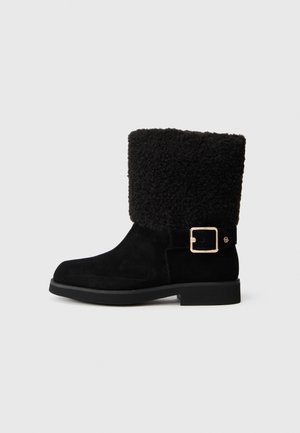 ELERI - Botine cowboy/biker - black