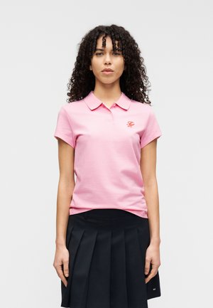 SCRIPT SLIM - Polo krekls - classic pink