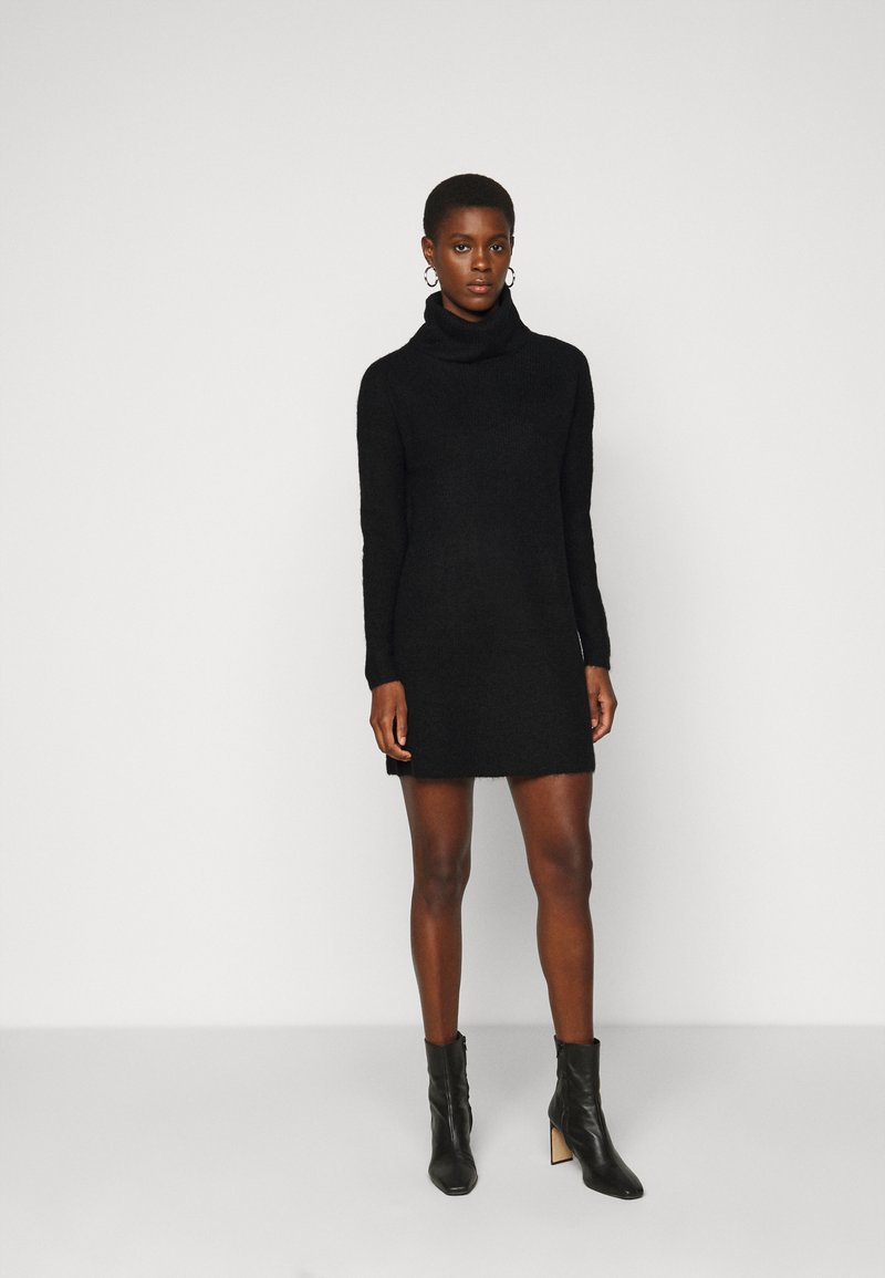 ONLY Tall ONLJANA COWLNECK DRESS Robe pull black/noir ZALANDO.FR