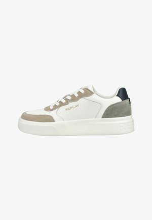 Replay, SNEAKER - Sneakers basse - beige white mil green