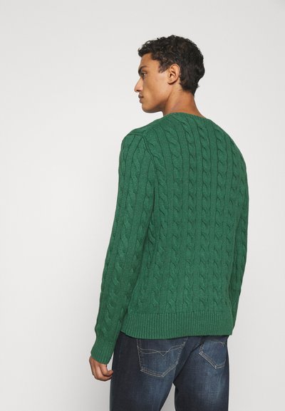 Polo Ralph Lauren CABLE-KNIT COTTON SWEATER - Camisola - verano green