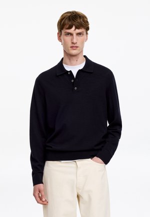 ARKET MERINO  - Polo - dark blue