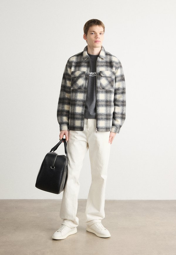 CLAYTON OVERSHIRT - Light jacket - concrete4