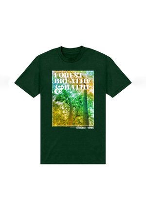 T-Shirt print - forest green