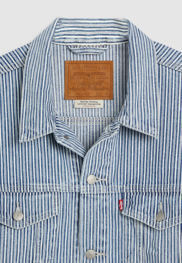 RELAXED FIT TRUCKER JACKET - Denim jacket - on the road again trucker3