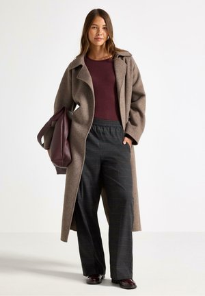 STRAIGHT WITH ELASTIC WAIST  - Pantaloni - grey