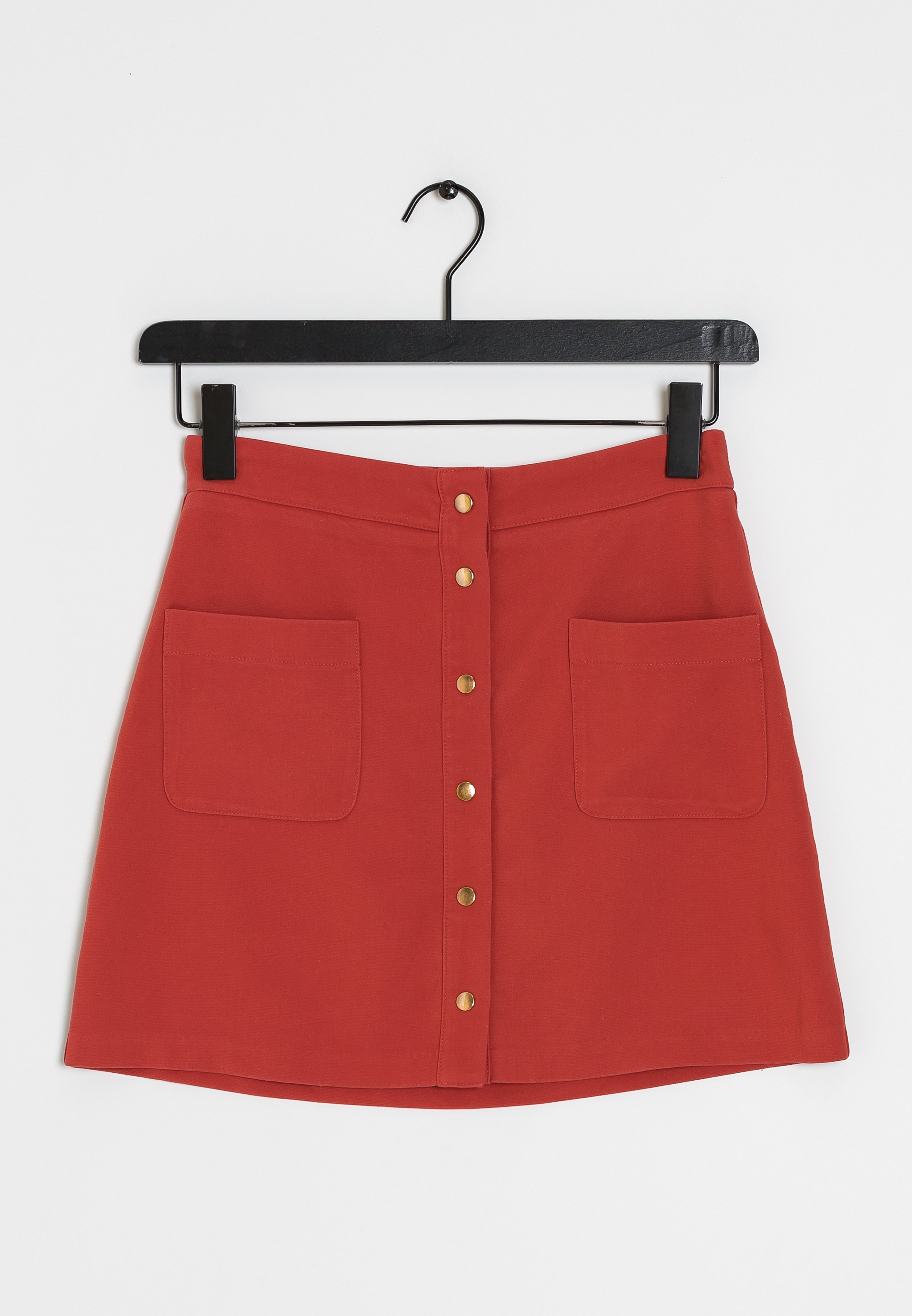 Miss Etam A-line skirt - red - (Pre-owned) - Zalando.ie