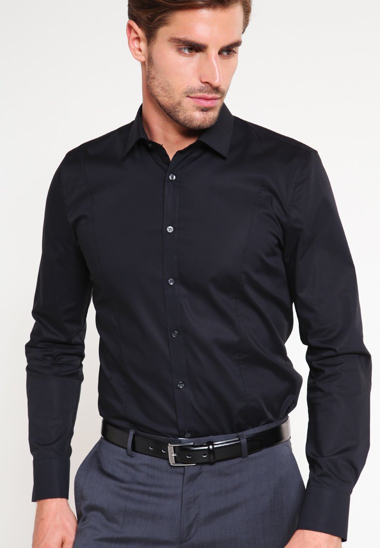 OLYMP No. Six - OLYMP NO.6 SUPER SLIM FIT - Shirt - schwarz, Enlarge