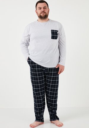 PLUS SIZE SET - Pyjama set - grey melange