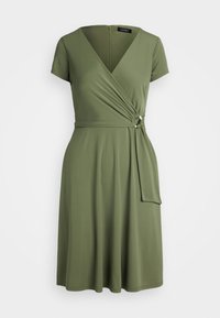 KARLEE SURPLICE JERSEY DRESS - Vabalt langev kleit - sage green