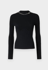 SONELIA - Strikkegenser - black