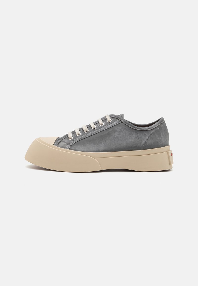 Marni LACE UP - Baskets basses - antique silver