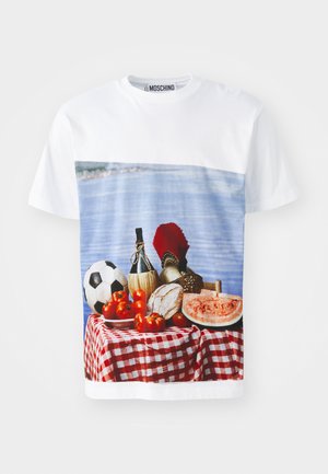 MOSCHINO ITALIAN INSPIRATION - Print T-shirt - multi white