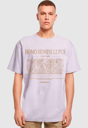 HOMINI - Print T-shirt - lilac