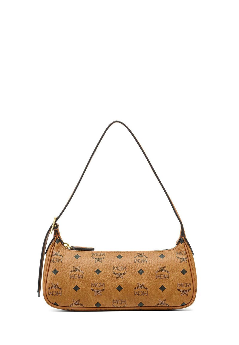 MCM AREN - Borsa a mano - cognac