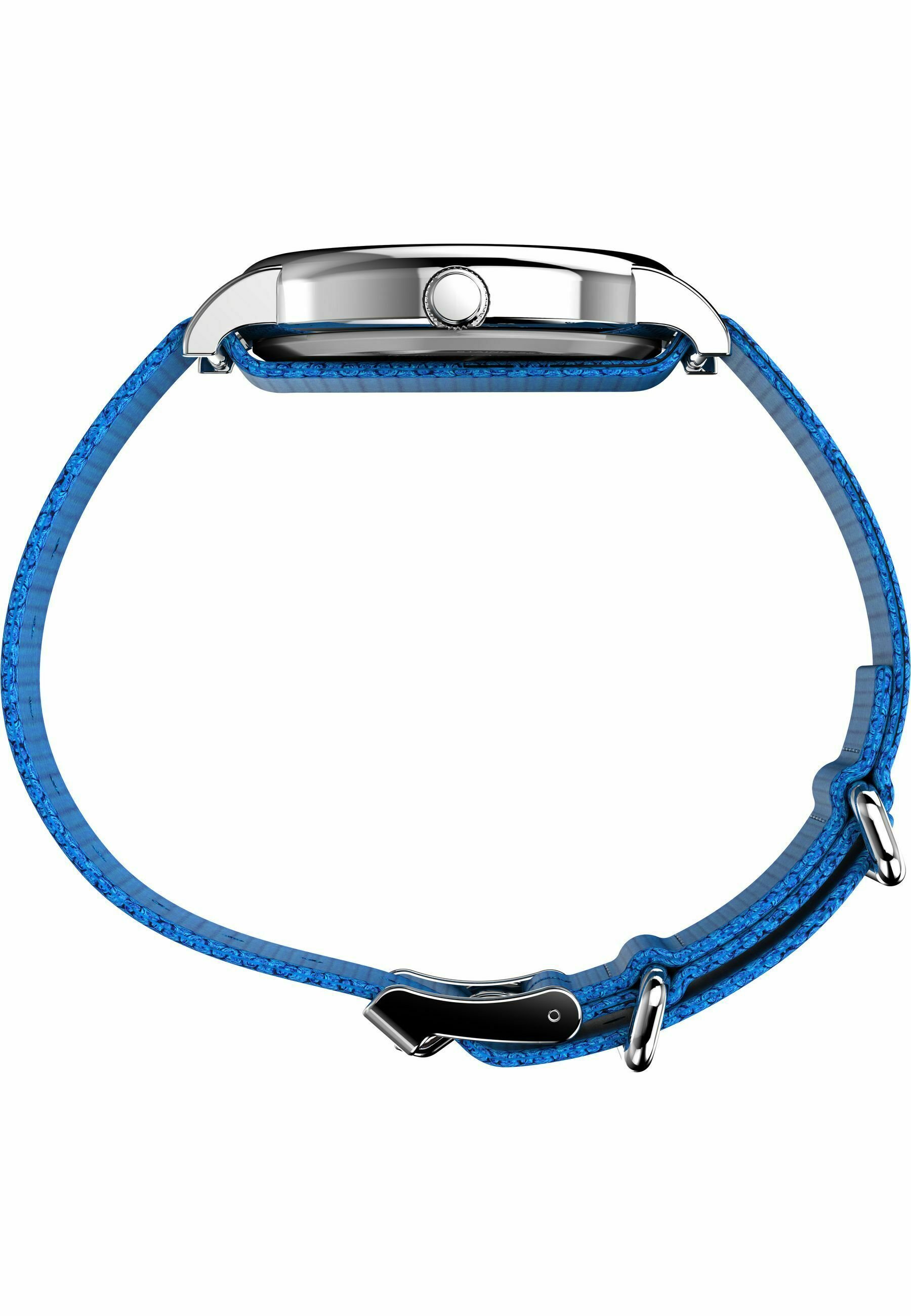 Timex X Peanuts Orologio Uomo Standard Pumpkin Patch 40mm – Quadrante Blu Con Linus, Cinturino In Pelle, INDIGLO®
