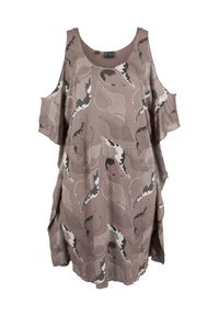 bonprix MIT CUT-OUTS - Accessorio da spiaggia - grau bedruckt