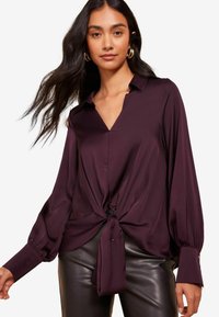 Friends Like These TIE FRONT WITH LONG SLEEVE - Palaidinė - purple