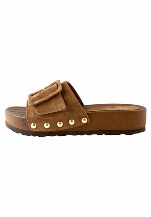 REGULAR FIT - Clogs - tan brown