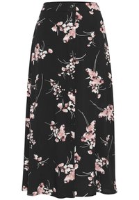 BYMMJOELLA - A-line skirt - black mix