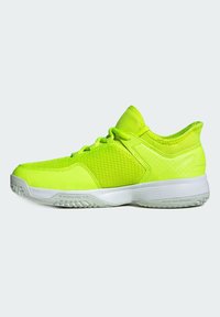adidas Performance UBERSONIC 4 KIDS - da tennis per terra battuta - lucid lemon aurora black crystal jade