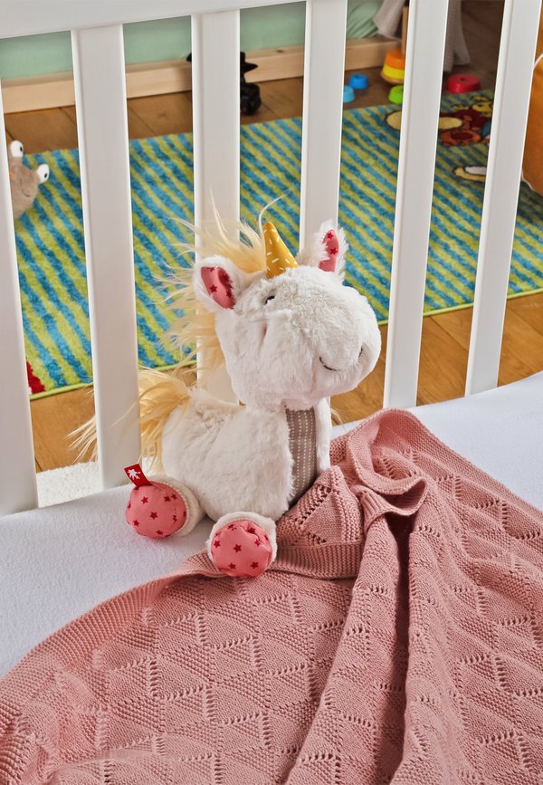 EINHORN PATCHWORK SWEETY – Kuscheltier – weiß