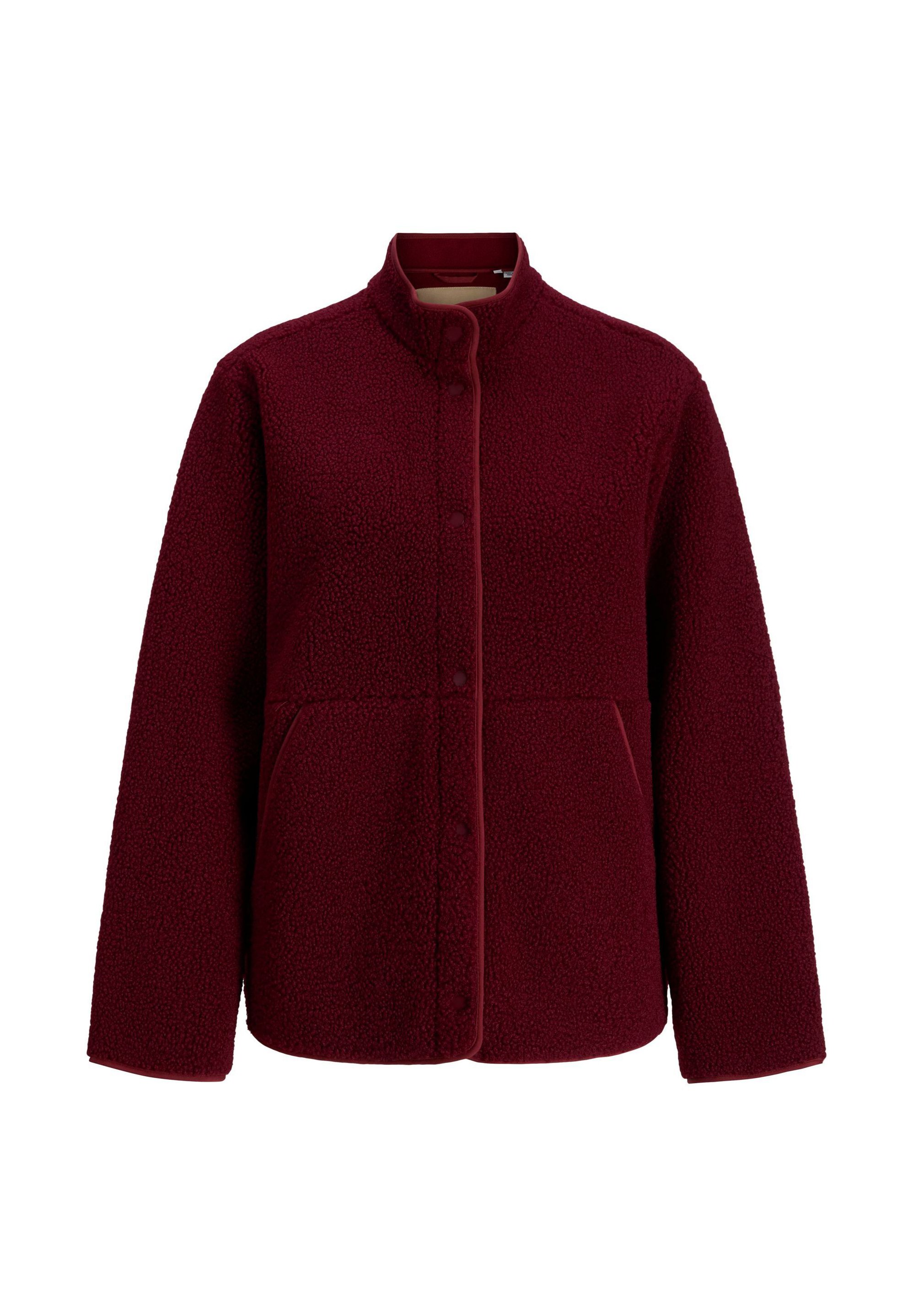 JJXX JXVERA Giacca in pile cabernet/rosso scuro