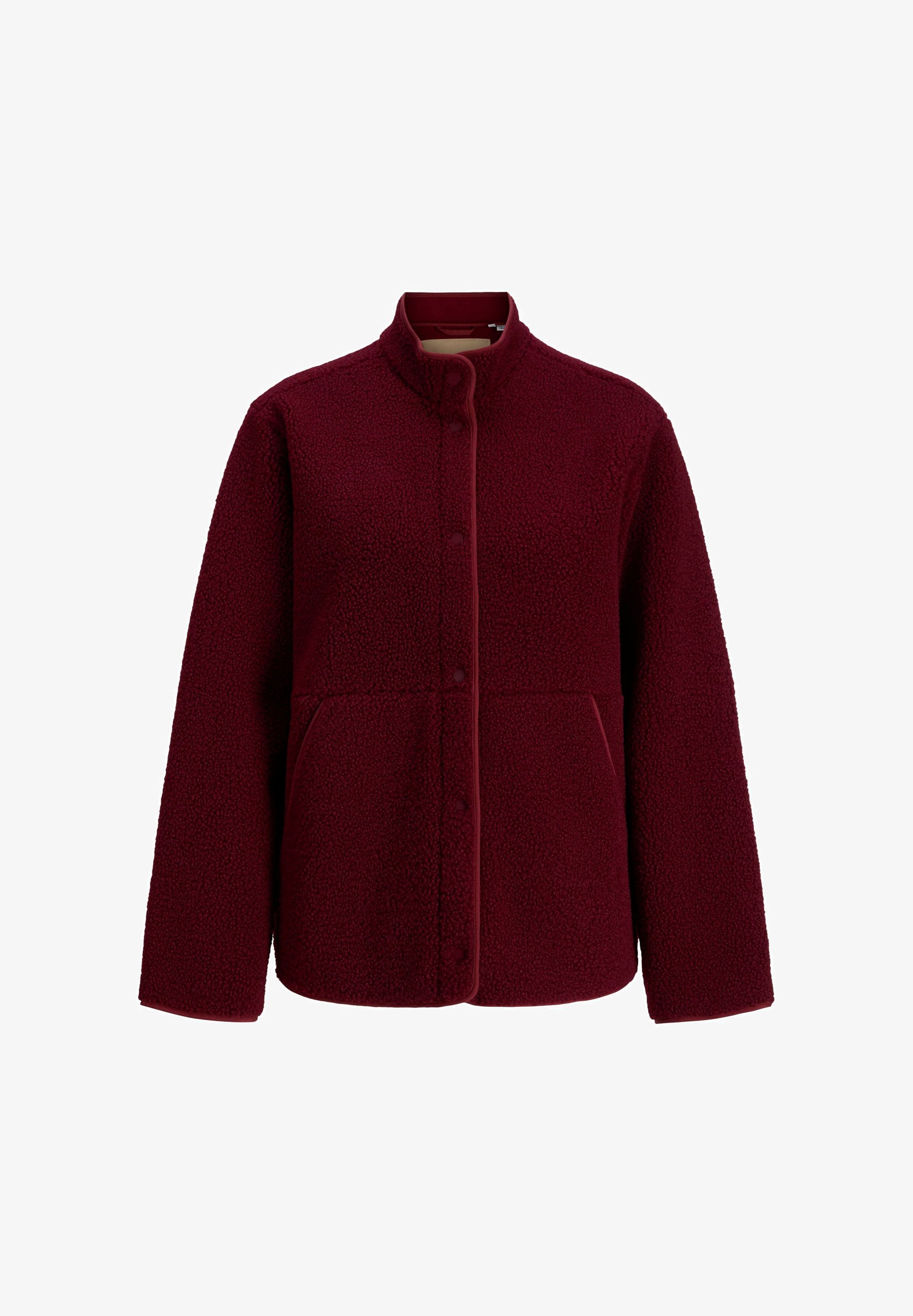 JJXX JXVERA Giacca in pile cabernet/rosso scuro