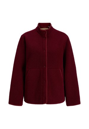 JXVERA JACKET - Flísová bunda - cabernet