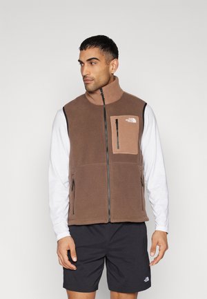 YUMIORI VEST - Vest - smokey brown/latte