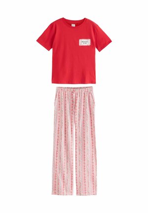 REGULAR FIT - SHORT SLEEVE SET - Pyjama - red graphic