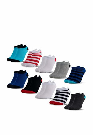 OCCULTO 10ER PACK - Socken - weiß rot