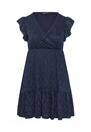 Yours Clothing, PLUS SIZE MINI DRESSES - Freizeitkleid - navy