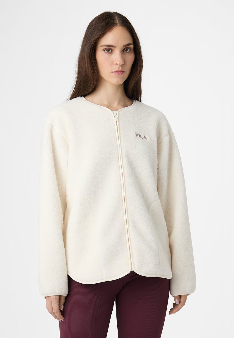 Fila CASSIANO RELAXED TEDDY - Giacca in pile - egret
