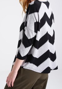 ONLY Stickad tröja - mottled light grey